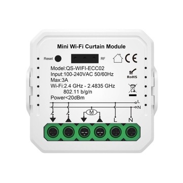 Контроллер роллет TUYA WIFI для процентов V3