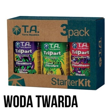 GHE TRIPACK FLORA HARD TriPart - zestaw 3 nawozów