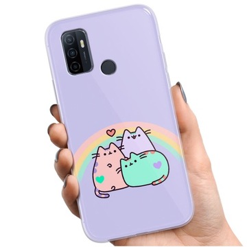 ETUI CASE SILIKONOWE OBUDOWA PLECKI NA TELEFON DO OPPO A53 2020 WZORY