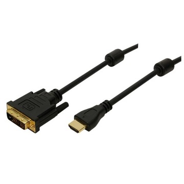 Kabel HDMI-DVI LogiLink CH0004 2m czarny do DVD x2