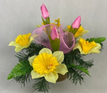 ПАСХАЛЬНОЕ ТВОРЕНИЕ ДЛЯ КЛАДБИЩА, могила, НАБОР вазы