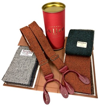 Подтяжки на пуговицах RED RUSTY WOOL HARRIS TWEED