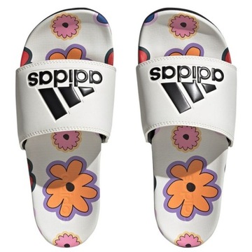 KLAPKI ADIDAS ADILETTE COMFORT SPORTOWE BASENOWE PLAŻOWE BIAŁY R.40 1/2