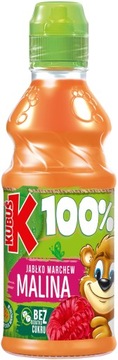 KUBUŚ 100% Sok Malina Marchew Jabłko 300ml
