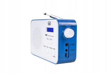 МАЛЕНЬКИЙ ПОРТАТИВНЫЙ РАДИО DAB+ С БАТАРЕЕЙ FM БУДИЛЬНИК