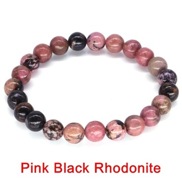 Handmade Elasticity Bracelet 4mm 6mm 8mm 10mm Natural Stone Smooth Round