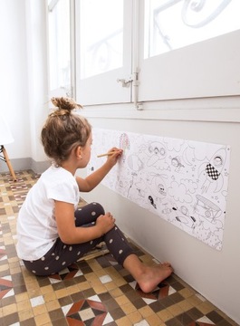 Раскраска в рулоне 4 метра Apli Kids - Транспорт