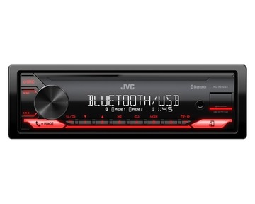 МОЩНЫЙ АВТОМОБИЛЬНЫЙ РАДИО JVC 4X50 Вт BLUETOOTH USB AUX RDS РАДИОПЛЕЕР