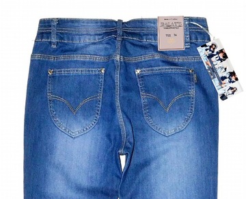 JEANSY DAMSKIE DALAT'S spodnie jeans biodrówki rozmiar 36 2-98 cm