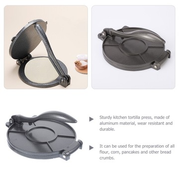 ЧУГУННЫЙ ПРЕСС ДЛЯ ТОРТИЛЬИ КУКУРУЗНОЕ ТЕСТО ДЛЯ ТОРТИЛЬИ