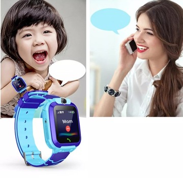 INTELIGENTNY ZEGAREK NA TELEFON DZIECIĘCY Q12 LBS SOS IP67 PREZENT DLA