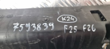 BMW F25 F26 DRŽÁK DRŽÁKY CHLADIČŮ 7593839