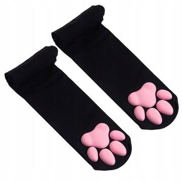 3D kota Kitten Paw bawełniane skarpetki Cosplay