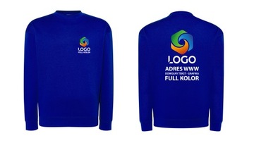Bluza robocza z własnym nadrukiem logo kolor