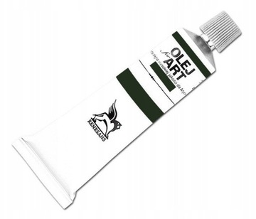 Farba olejna 60ml lak zielony ciemny Renesans NR69