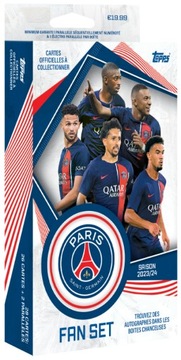 PSG Official Fan Set 2024 Karty piłkarskie Topps Możliwa karta z autografem