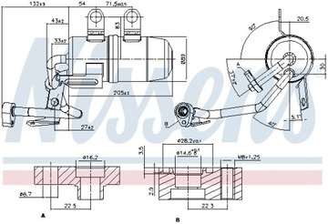 SUŠIČ KLIMATIZACE 95384 NISSENS VOLVO C30 C70