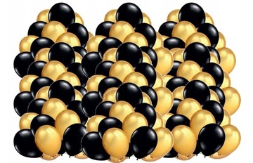 Золотые и черные воздушные шары 100 шт. Черные и золотые воздушные шары на день рождения для карнавала