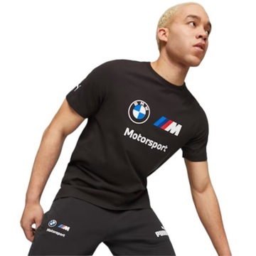 PUMA KOSZULKA MĘSKA T-SHIRT BMW MMS CZARNA r.L