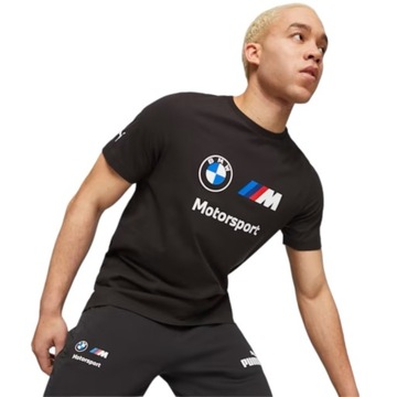 PUMA KOSZULKA MĘSKA T-SHIRT BMW MMS CZARNA r.M