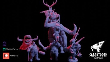 Гарпунеры на коллекционных предметах Валунного Черепа Саблезубого