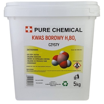 KWAS BOROWY BORNY PROSZEK DO STÓP 5kg
