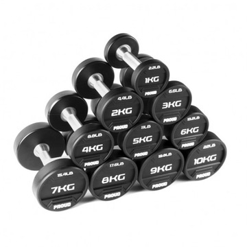 40-50 KG ZESTAW HANTLI POLIURETANOWYCH PROUD