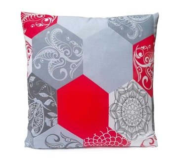 POSZEWKA bawełna 30x30 Ornamenty w plastrach