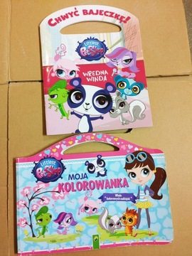 Książeczka malowanka kolorowanka Littles Pet Shop