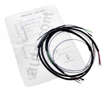 Instalacja elektryczna Simson SR1 SR2 czarna