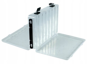 ДВУХСТОРОННЯЯ КОРОБКА 27,5см*17см*5см 14 ОТДЕЛЕНИЙ ДЛЯ ПИЛКЕРОВ, ВОБЛЕРОВ, СПИННЕРОВ