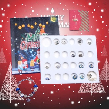 Ювелирные изделия из браслета с адвент-календарем на 24 дня