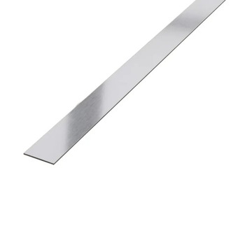 Płaskownik ozdobny stal srebrny mat 20mm/270cm
