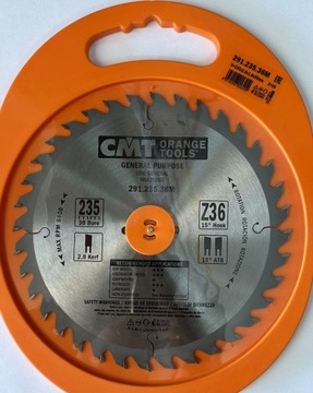 CMT Tarcza do cięcia drewna 235 x 30 mm 36 zębów
