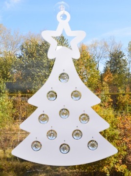 Zawieszka ozdoba święta CHOINKA glamur AŻUR Boże