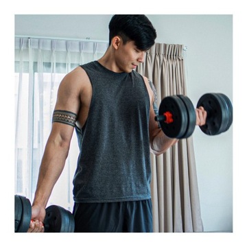 Набор тренировочных битумных гантелей Регулируемые гантели Athler Lion 20.