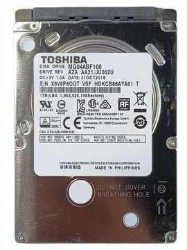 DYSK TWARDY HDD TOSHIBA 1TB 2,5