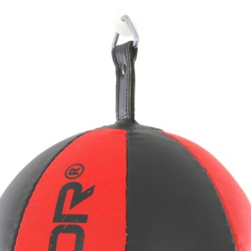 BELTOR PIŁKA REFLEKSOWA GRUSZKA BOKSERSKA REFLEKSÓWKA CZARNO CZERWONA