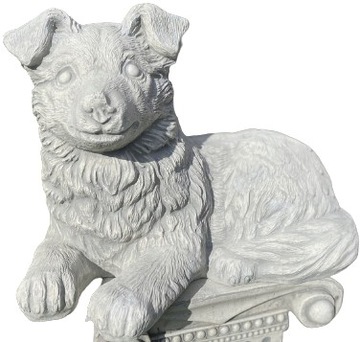 Pies figura betonowa ogrodowa