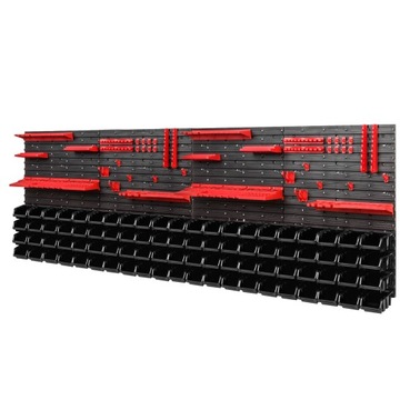 Tablica Ścianka Narzędziowa duża + 84 pojemników