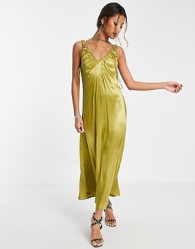 TOPSHOP FJP PROSTA SUKIENKA MAXI WIECZOROWA R. S