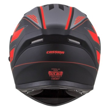 +МОТОШЛЕМ С ЧЕРНЫМ ОКНОМ CASSIDA 3.0 НОВЫЙ XXL