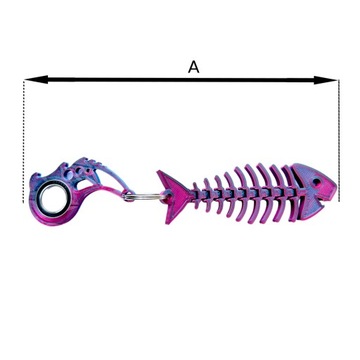 KEYSPINNER Keyrambit Flexi Fish НАБОР Брелок для ключей Midnight Keys