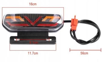 ВЕЛ ЗАДНИЙ СВЕТ МОТОЦИКЛА СКУТЕРА КВАДРОЦИКЛА ATV ЭНДУРО КРОС