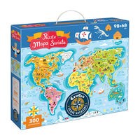 PUZZLE CZUCZU MAPA ŚWIATA 300