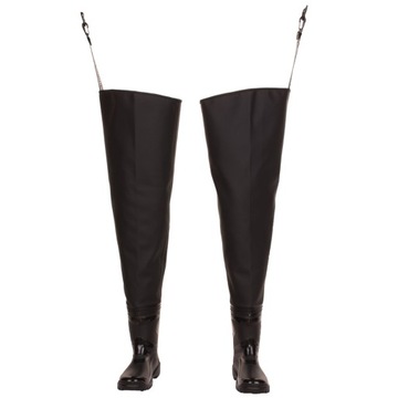 WODERY, wodery wędkarskie młodzieżowe 3Kamido CZARNE + worek r. 38