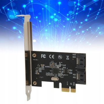 АДАПТЕР КОНТРОЛЛЕРА PCI-E КАРТА НА SATA 3.0 6 ГБ/С