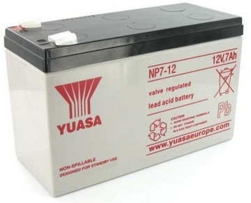 AKUMULATOR ŻELOWY 7AH/12V YUASA do UPS ALARMU