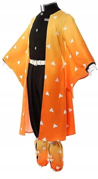 Demon Slayer Cosplay Agatsuma Zenitsu Anime Peruka