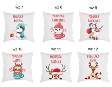 РОЖДЕСТВЕНСКАЯ ПОДУШКА САНТА РОЖДЕСТВЕНСКАЯ ЕЛКА ПОДАРОК ​​+ ИМЯ